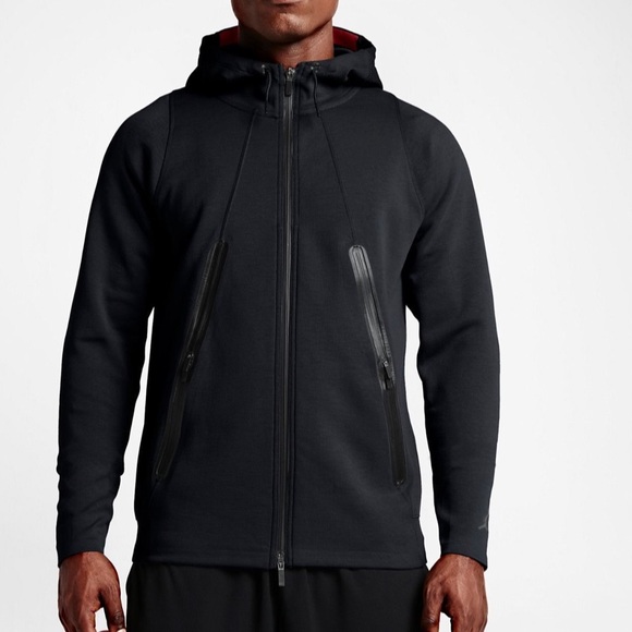 Nike Air Jordan Lite Fleece Full Zip Hoodie Jacket - Picture 1 of 7